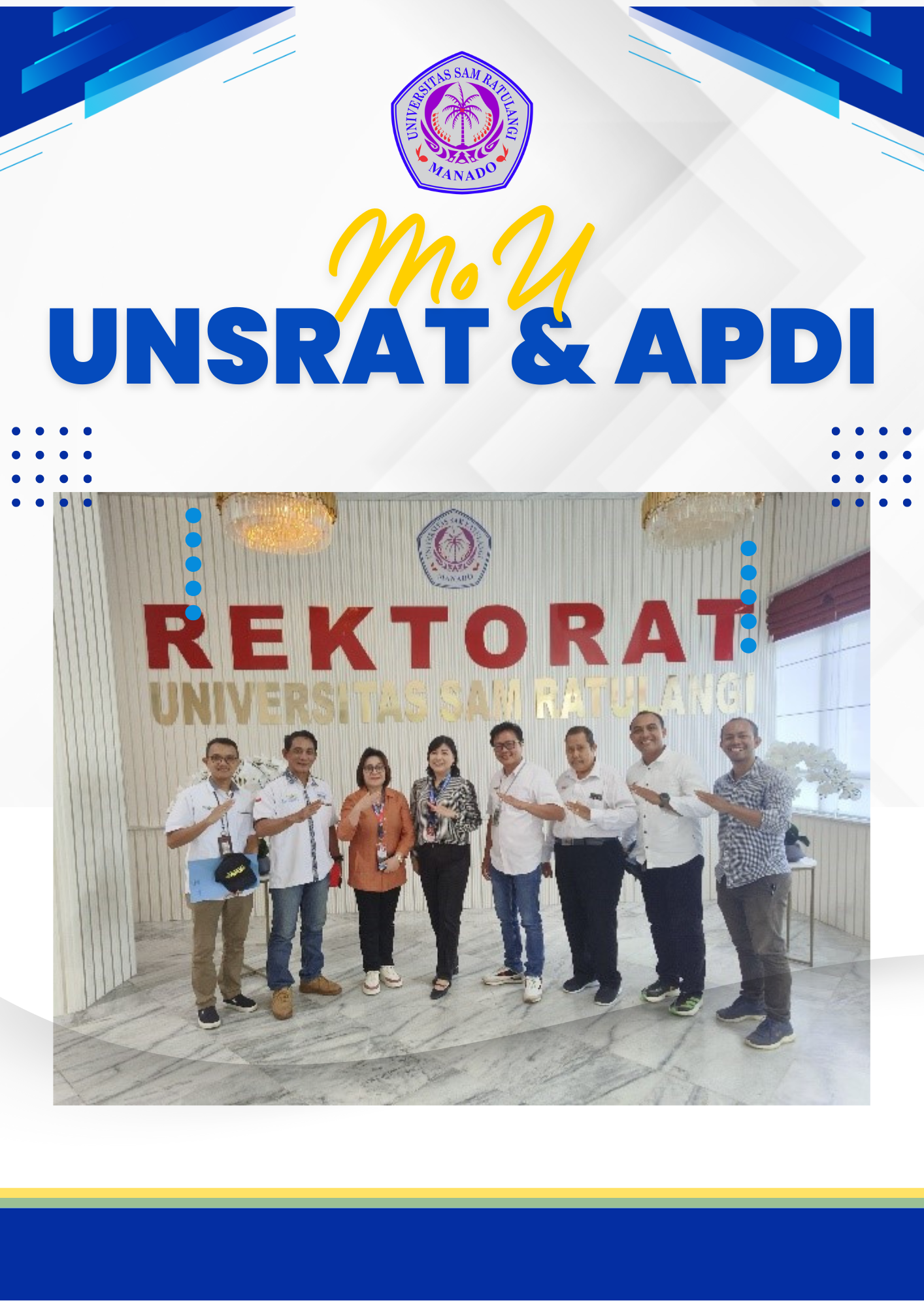 UNSRAT dan APDI Tandatangani MoU untuk Pengembangan Teknologi Drone Dalam Lingkungan Akademik UNSRAT dan APDI Tandatangani MoU untuk Pengembangan Teknologi Drone Dalam Lingkungan Akademik